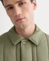ReNew Vertical-Quilted Jacket | Lichen Green