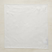 Silk Pocket Square In White