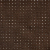 Cotton Spotted Pocket Square in Light Brown and White