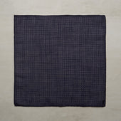 Cotton Spotted Pocket Square In And White