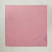 Cotton Spotted Pocket Square In Light And White