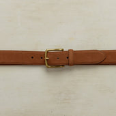 Suede Belt In Light Brown