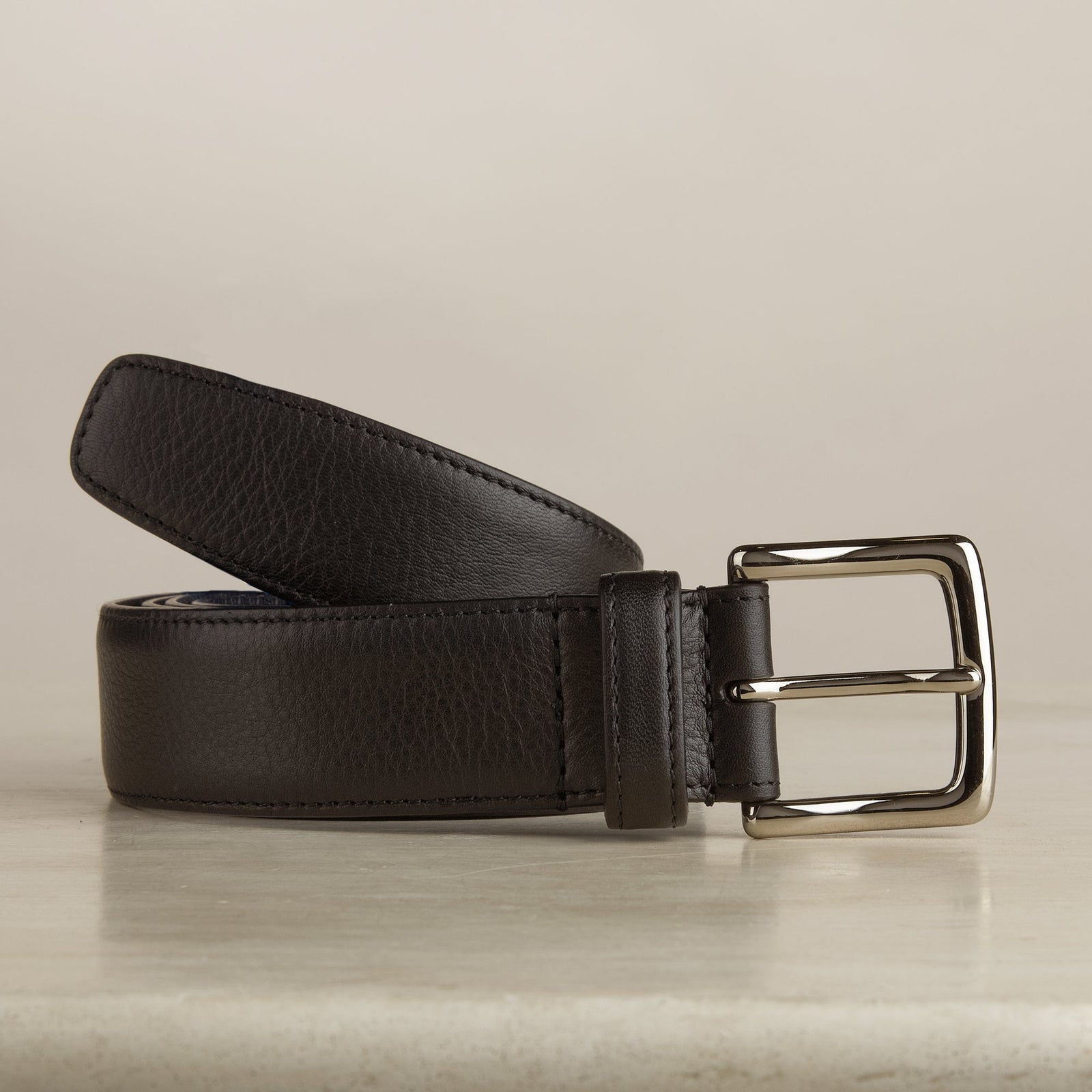 Plain Soft Leather Belt In