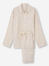Men's Pajamas Sicily Linen Sand