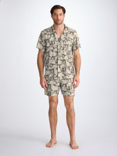 Men S Short Pajamas Milan 26 Linen