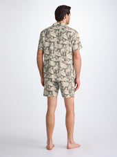 Men S Short Pajamas Milan 26 Linen