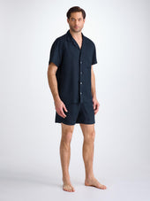Men S Short Pajamas Sicily Linen