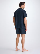 Men S Short Pajamas Sicily Linen
