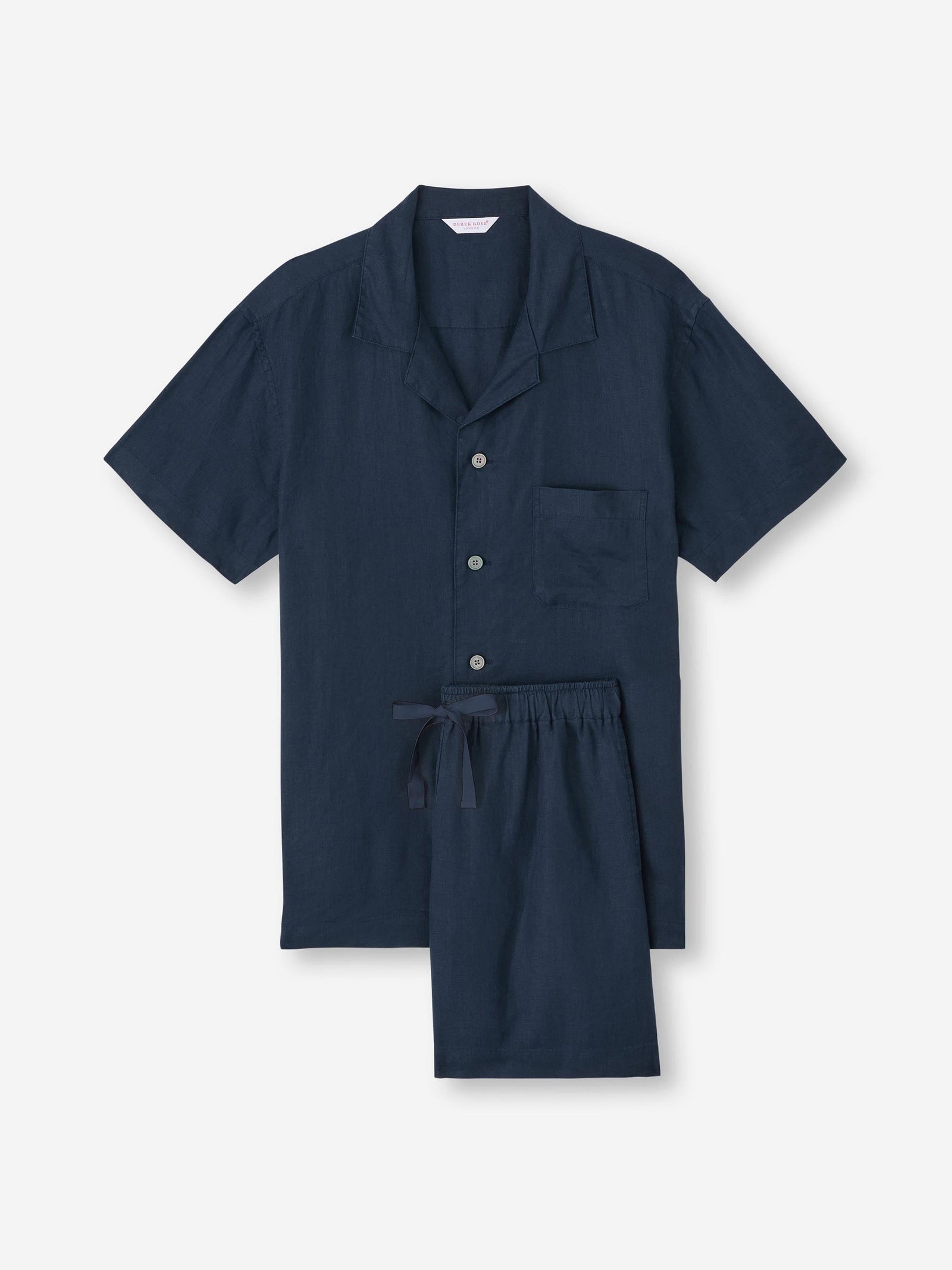 Men S Short Pajamas Sicily Linen