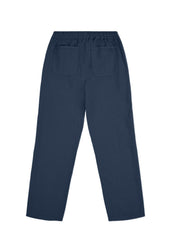Seersucker Judd Trousers in Dark Navy