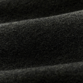Lined Mackinaw Wool Cape Coat - Peat Black