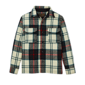 Mackinaw Wool Jac-shirt - Cream / Multi Plaid