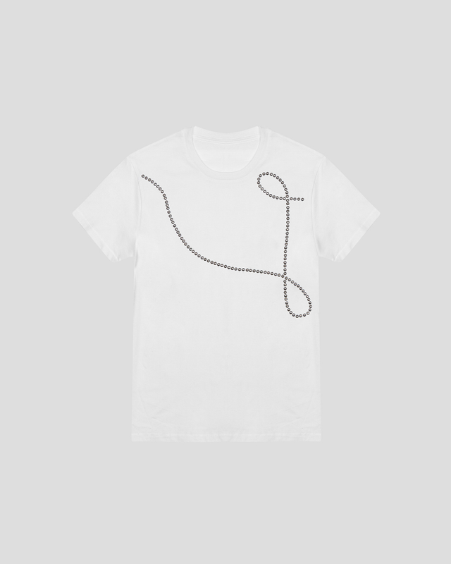 O'Keeffe Studded T-Shirt White