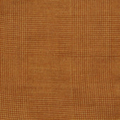 Wool And Silk Glen Check Pocket Square In Gold