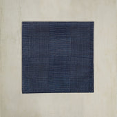 Wool And Silk Glen Check Pocket Square In Navy