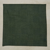 Wool And Silk Glen Check Pocket Square In Dark