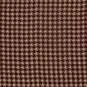 Wool And Silk Houndstooth Pocket Square In Burgundy