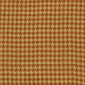 Wool And Silk Houndstooth Pocket Square In Gold