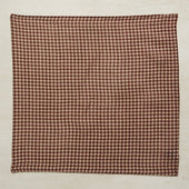 Wool And Silk Houndstooth Pocket Square In