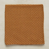 Wool And Silk Pocket Square With Medium Spots In Gold