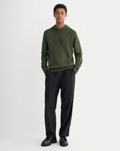 The Felted Merino Hoodie | Dark Forest