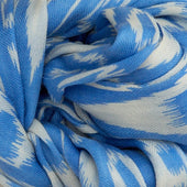 Cashmere And Silk Ikat Scarf In