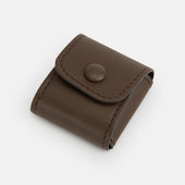Dark Leather Cufflinks