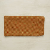 Wool And Silk Neckerchief With Medium Spots In Gold