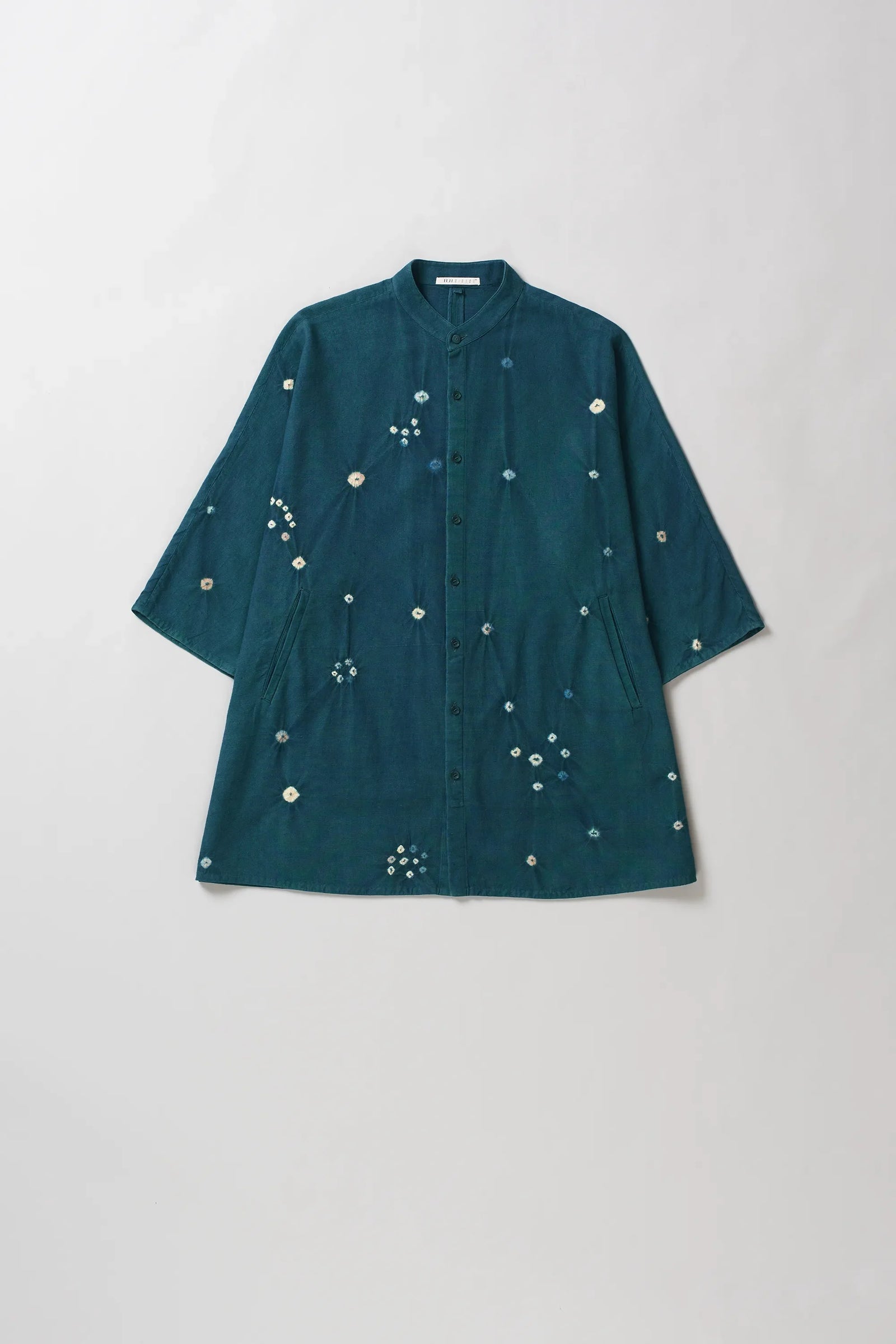 Bandhani Macca Shirt in Bottle Green