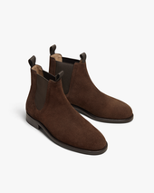 Elfvik Dark Brown Suede
