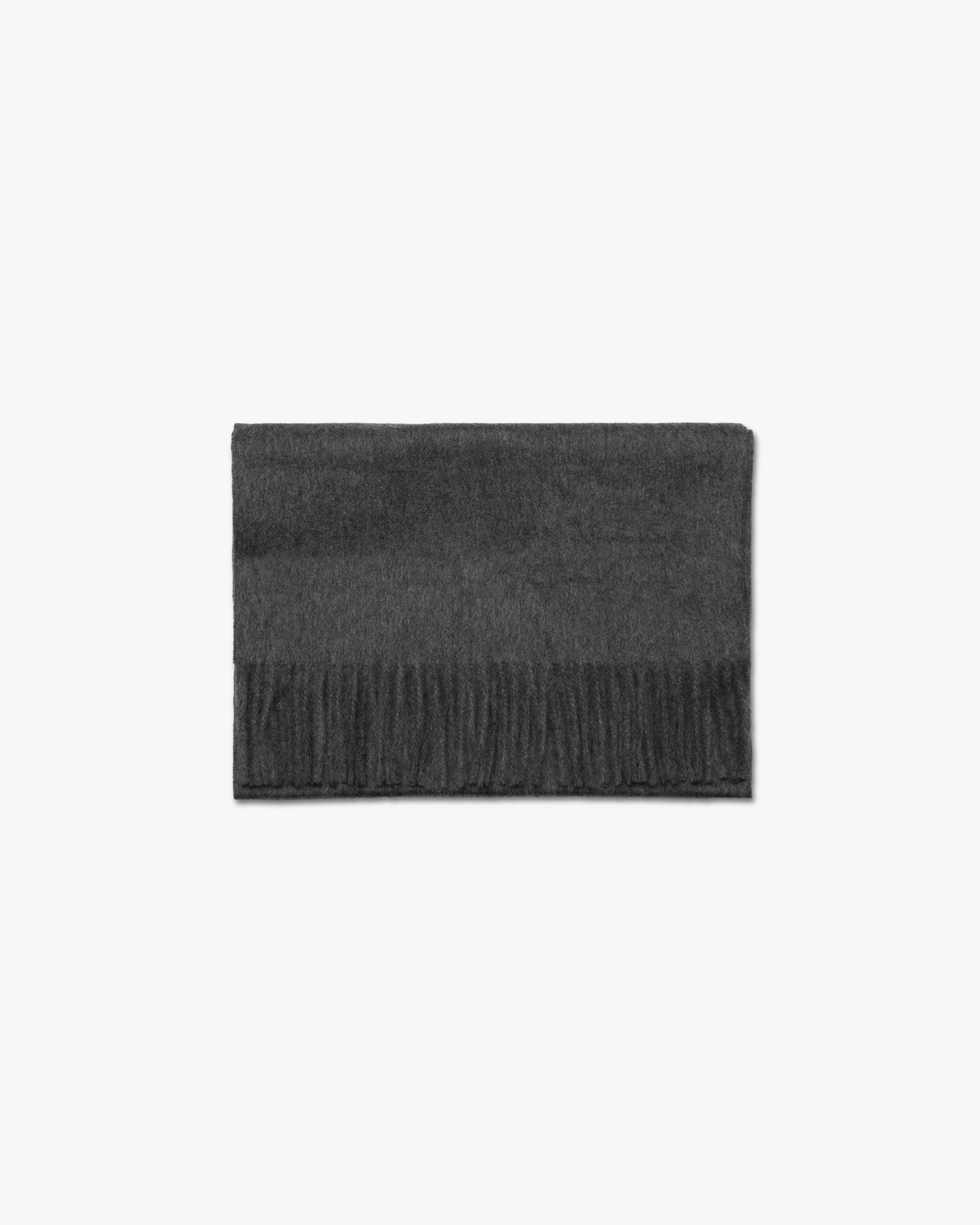 Wool Scarf Dark Grey