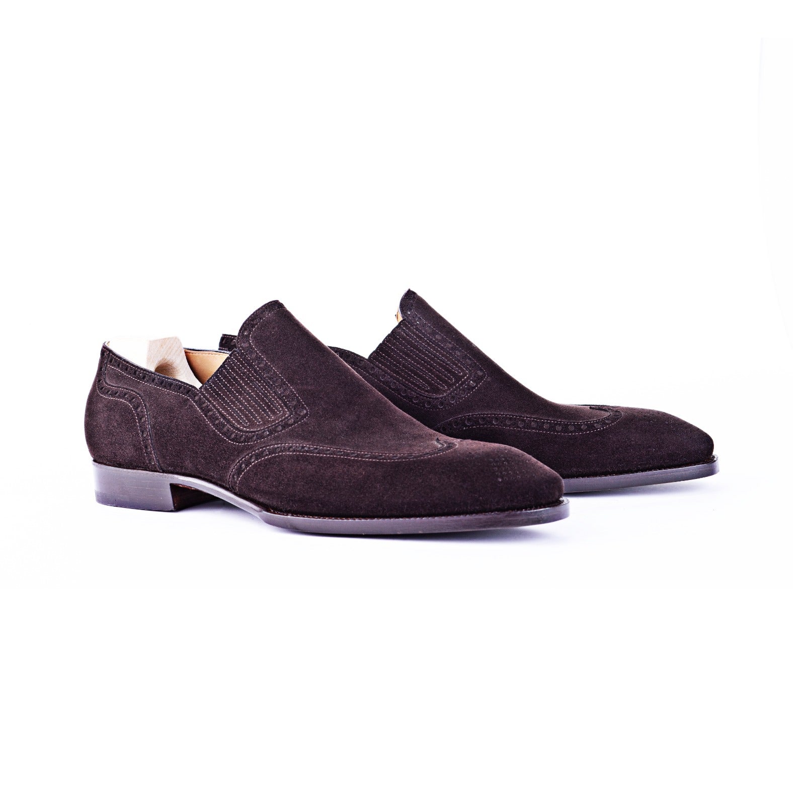 The Lazy Man Long Wing Tip Brogued
