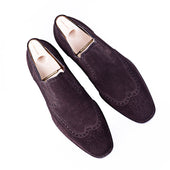The Lazy Man Long Wing Tip Brogued