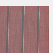 Red Track Stripe Hand Rolled Handkerchief