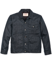 Tin Cloth Short Lined Cruiser Jacket - Service Blue