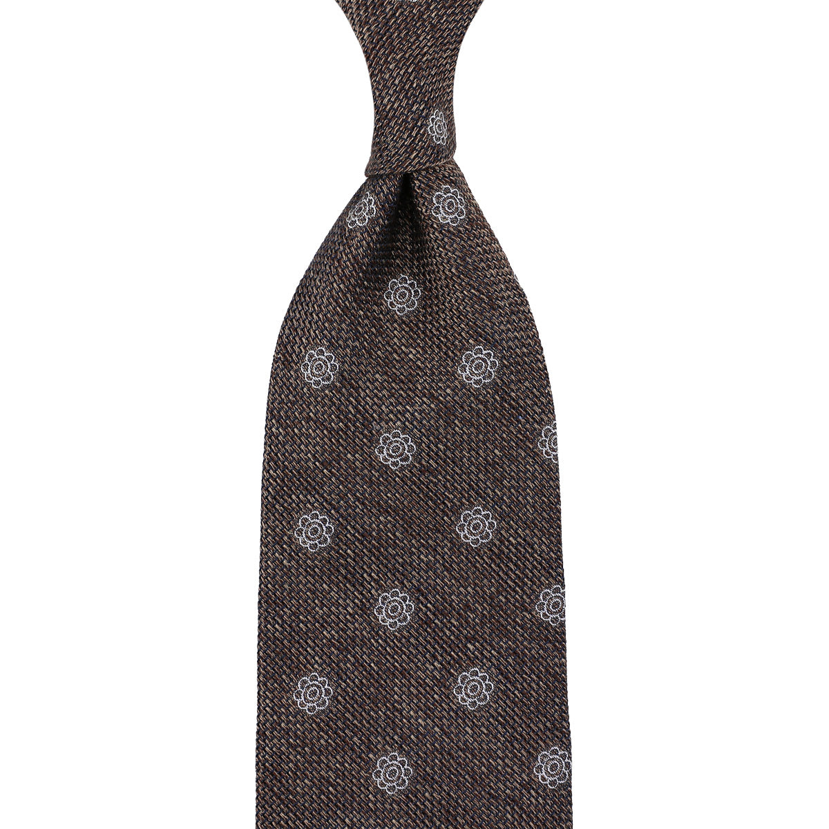 Shibumi Flower Fina Grenadine Silk Tie Mottled