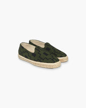 Green Machu Terry Espadrilles