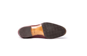 Plain Loafer In Chestnut Bison Leather