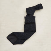 Tweed Tie In Dark Navy