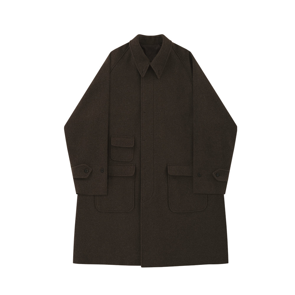 Wool Comfort Raglan Coat