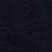 Cashmere Knitted Beanie In Navy