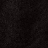 Cashmere Beanie Knitted Hat In Black