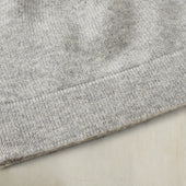 Cashmere Beanie Knitted Hat In Grey