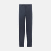 Navy Striped Edmund trousers