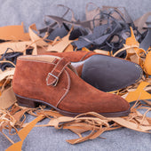 The Gilman Chukka Boots With Arrow Strap Entirely Handsewn