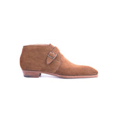 Gilman Chukka Boots With Arrow Belt And Cuban Heel Plus 4 Mm