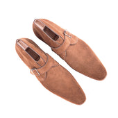 Gilman Chukka Boots With Arrow Belt And Cuban Heel Plus 4 Mm