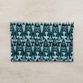 Lightweight Cotton Scarf With Ikat Print In