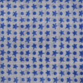 Cotton Star-Dot Pocket Square In Sky