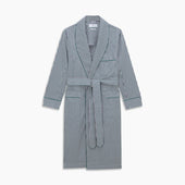 Green And Blue Stripe Cotton Arnold Gown
